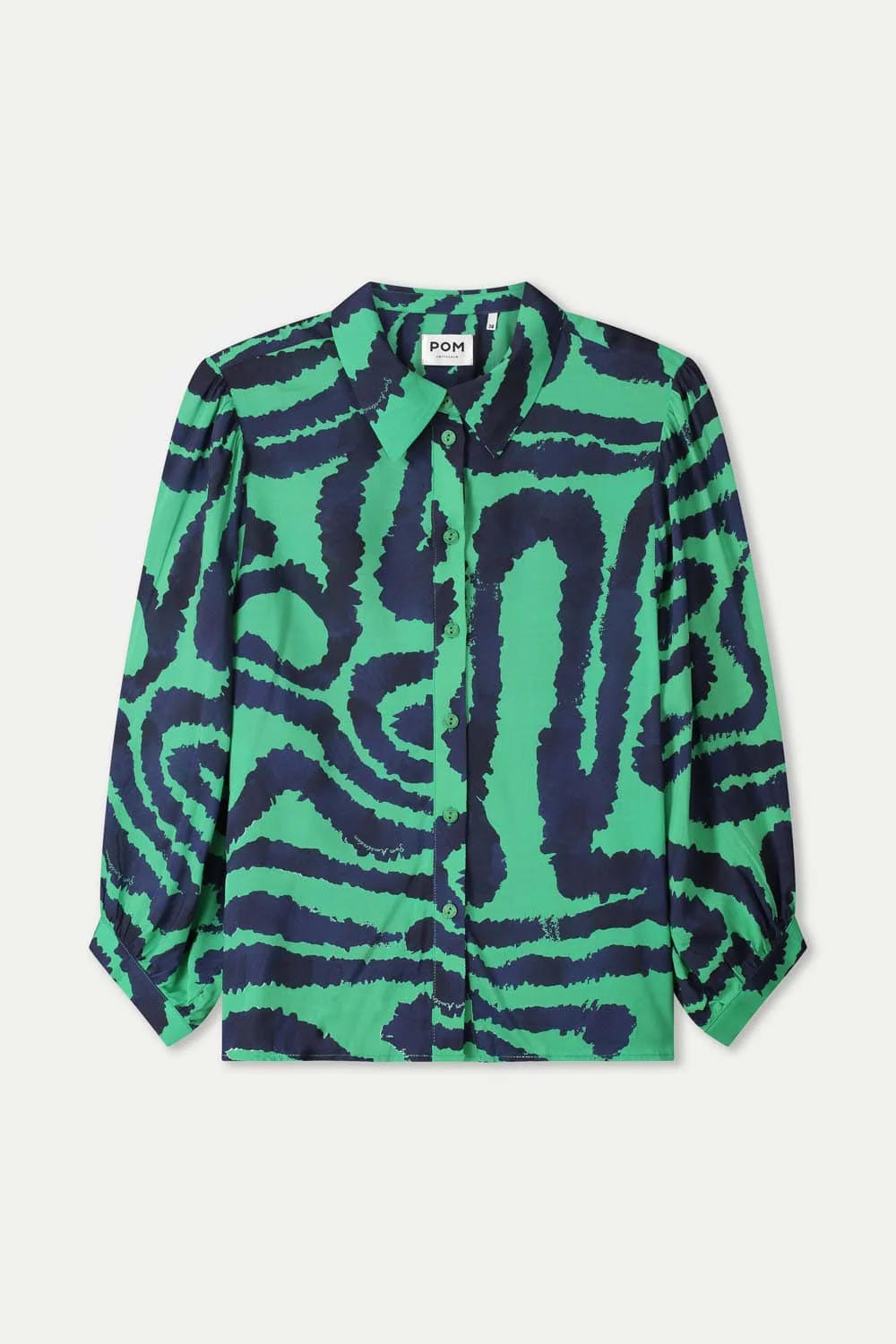 BLOUSE - Waves Green - Image 2